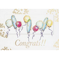 Congrats Balloons Everyday Greeting Card (5"x7")